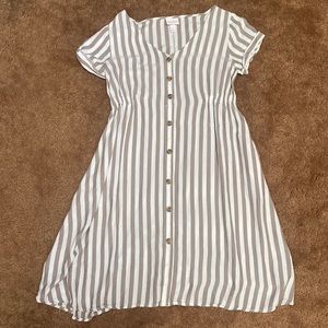 Isabell maternity striped dress